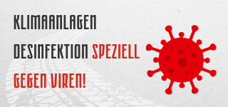 Klima-Anlagen-Desinfektion speziell gegen Viren